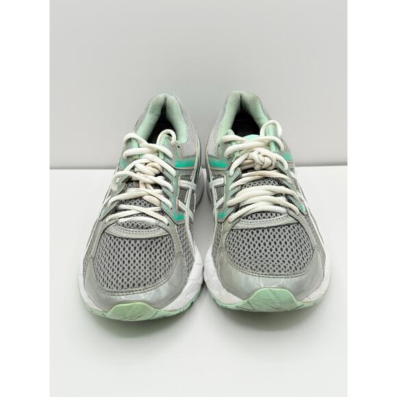 Size 9 - Asics Gel Contend 3 Womens Gray Green Comfort Running Shoes T5G5Q - Picture 2 of 8
